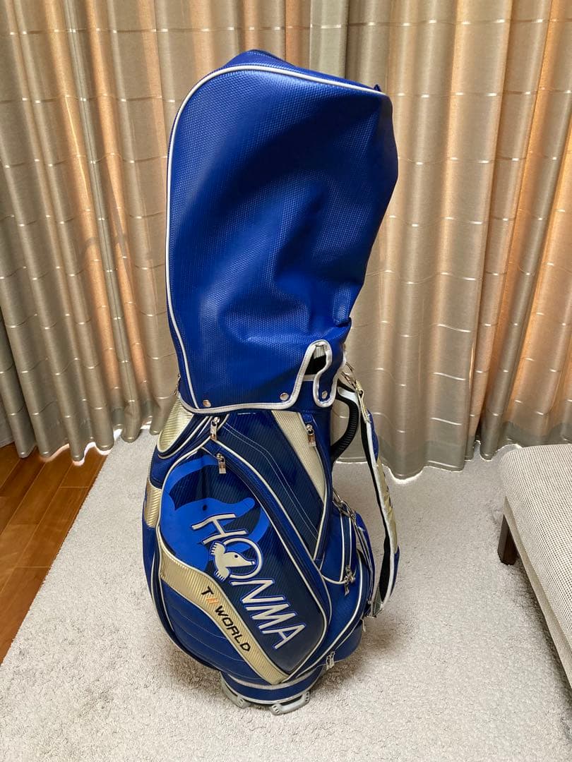 ホンマ 本間キャディバッグ 中古 青 9型
