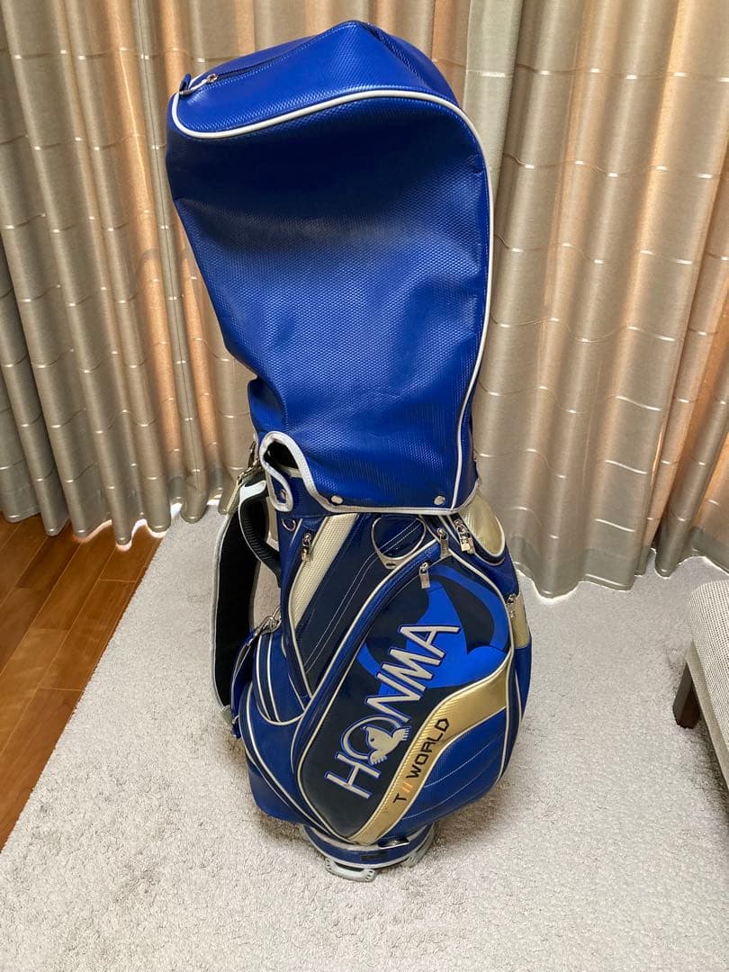 ホンマ 本間キャディバッグ 中古 青 9型