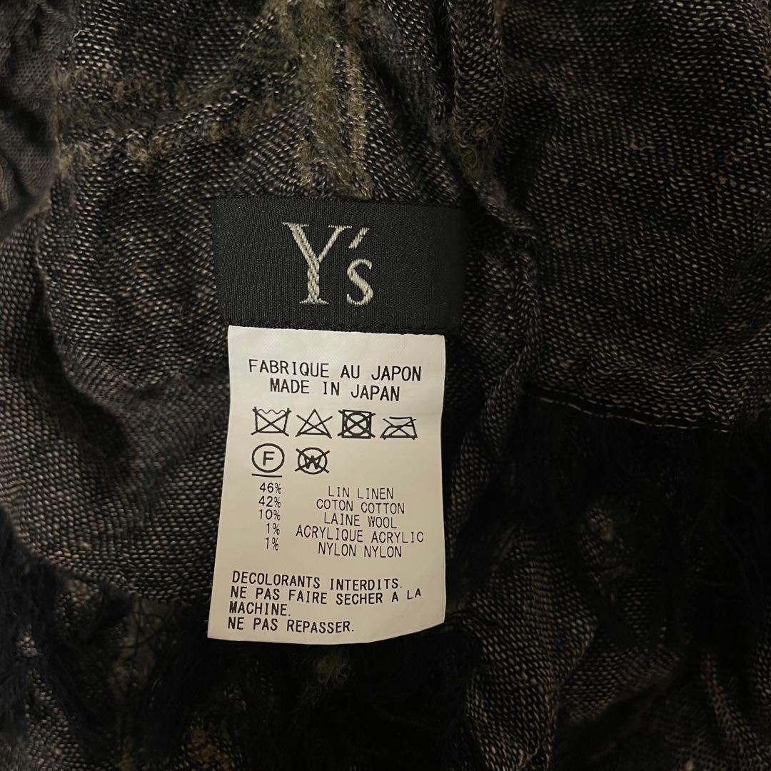 ワイズ チェック ストール マフラー Y's