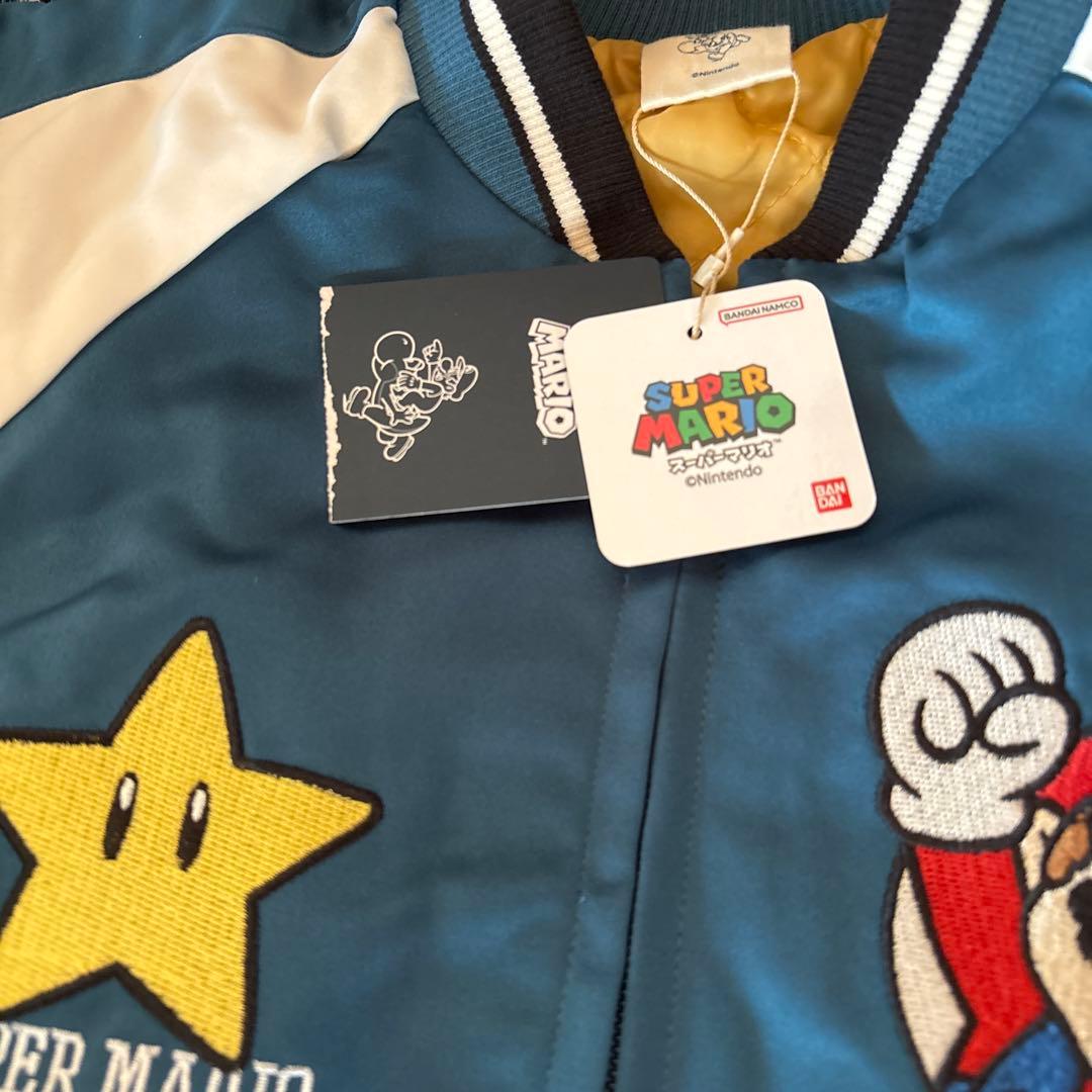 BREEZE　ブリーズ　スーパーマリオ　スカジャン　ブラック　エフオーキッズ