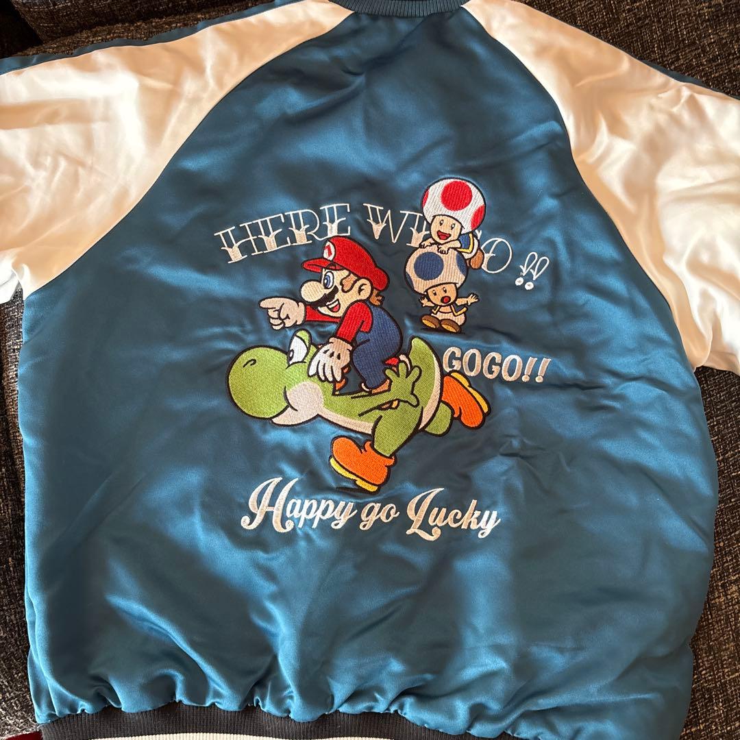 BREEZE　ブリーズ　スーパーマリオ　スカジャン　ブラック　エフオーキッズ