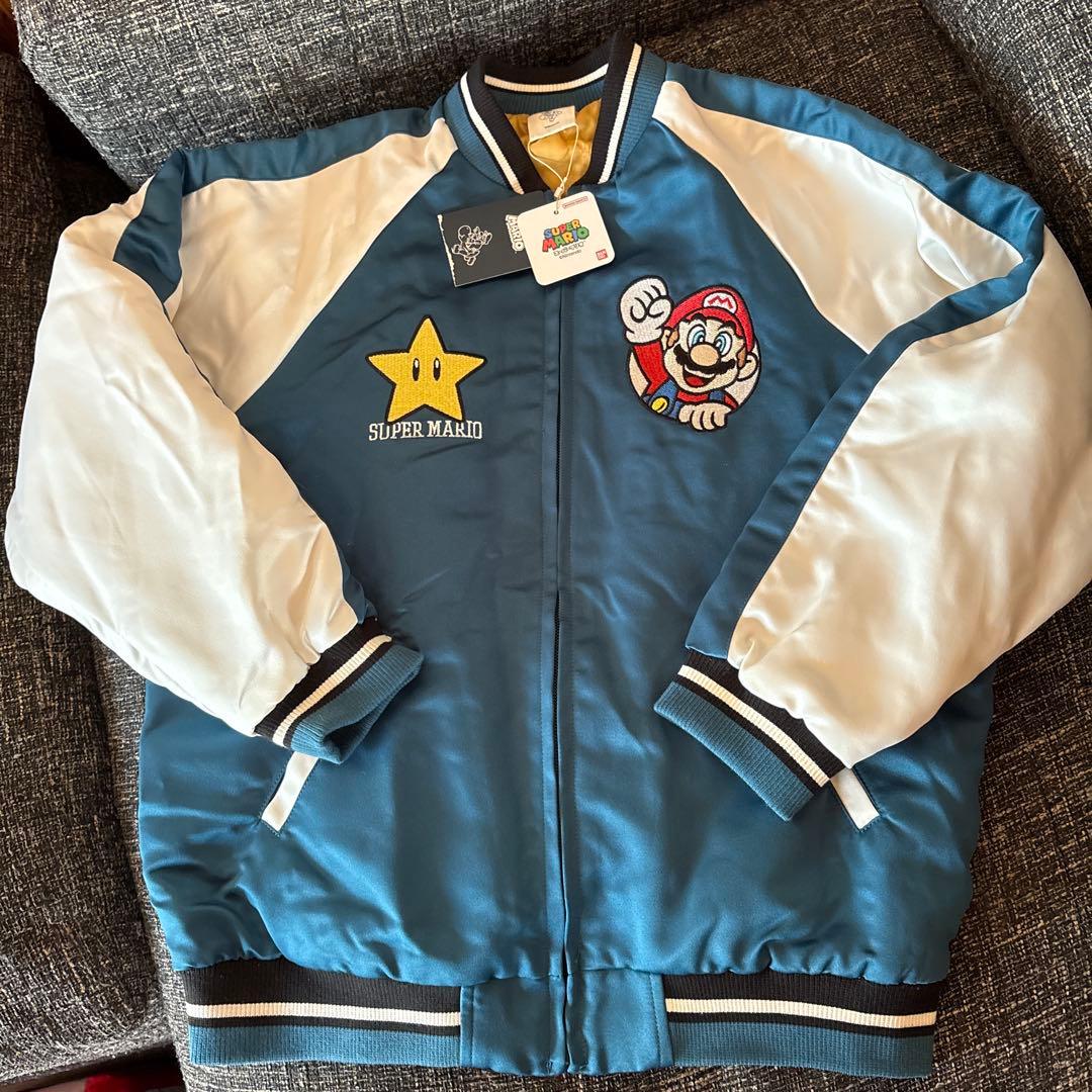 BREEZE　ブリーズ　スーパーマリオ　スカジャン　ブラック　エフオーキッズ