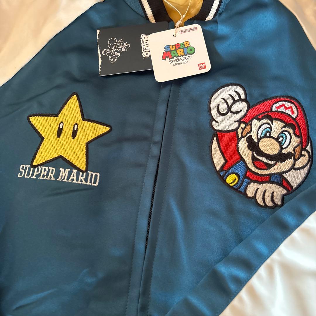 BREEZE　ブリーズ　スーパーマリオ　スカジャン　ブラック　エフオーキッズ