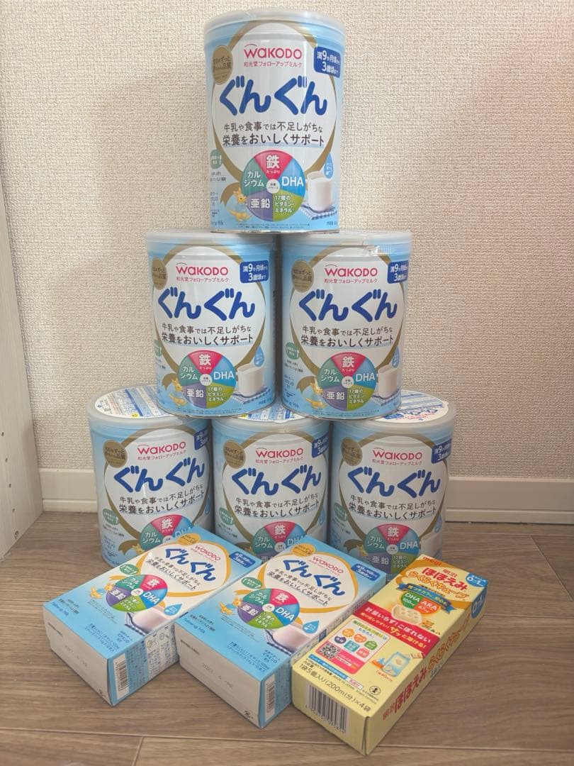 WAKODO ぐんぐん 粉ミルク 6缶 + スティック20本+おまけ