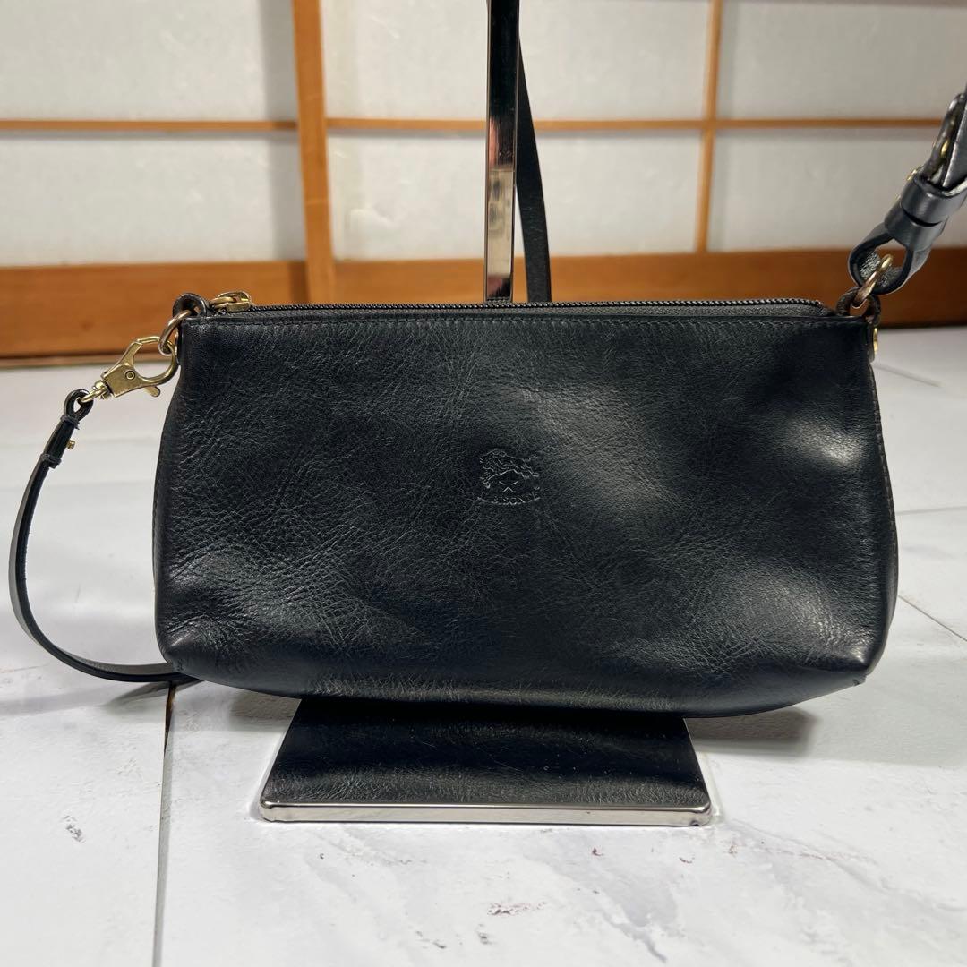 IL BISONTE イルビゾンテ クロスボディバッグ レザー ショルダーバッグ