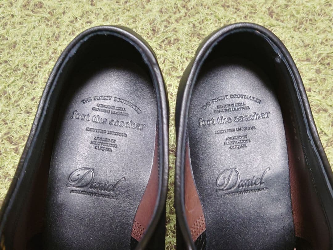 新品 foot the coacher ダニエル サイズ7 黒 daniel