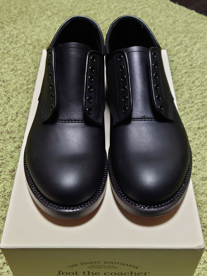 新品 foot the coacher ダニエル サイズ7 黒 daniel
