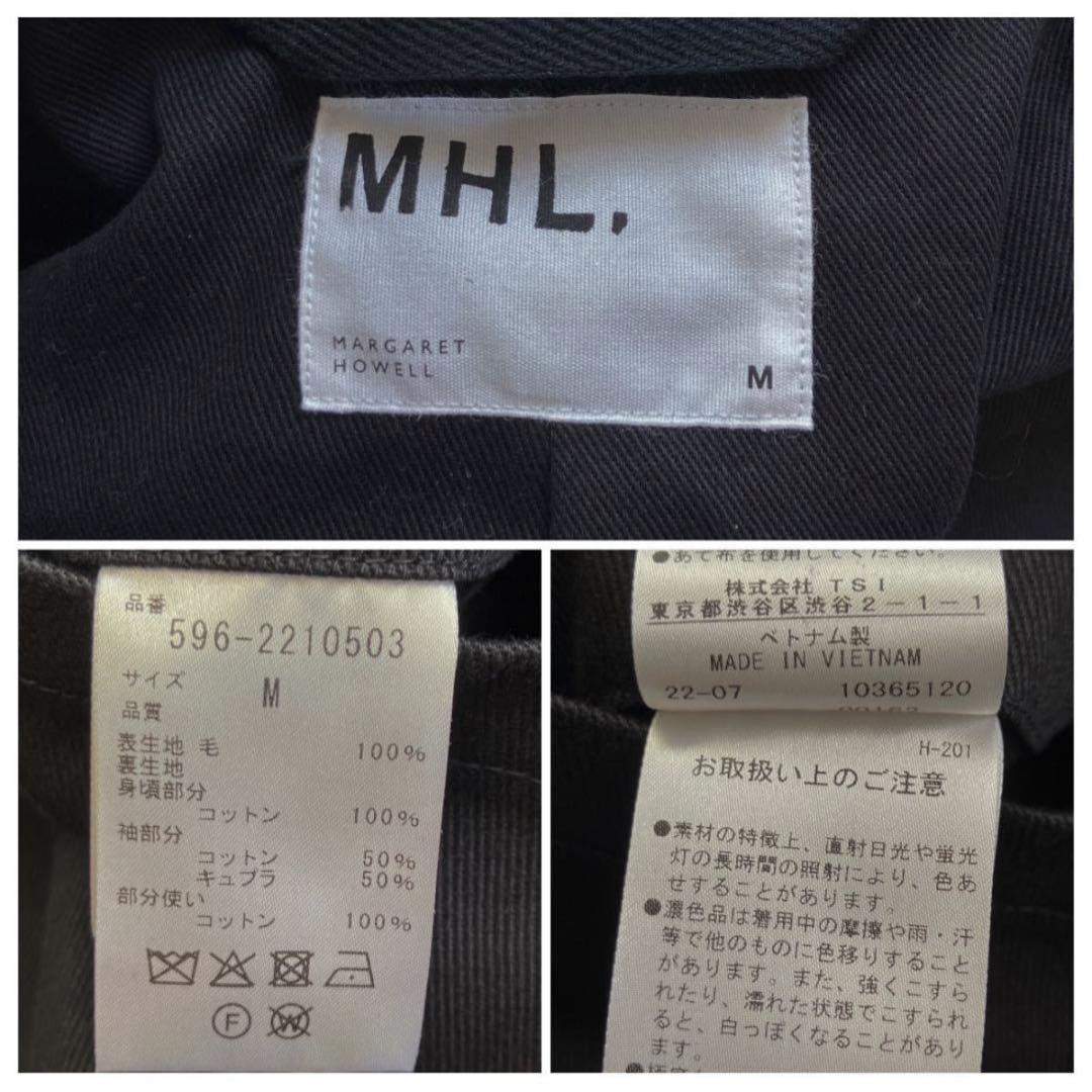 【Y】［美品] 22AW MHL. /WOOL MELTON COAT