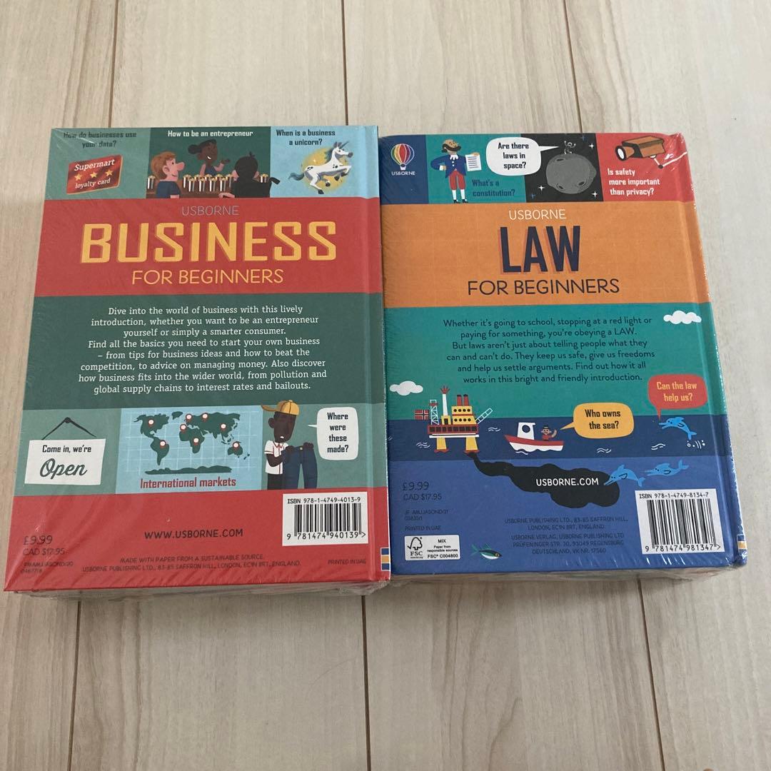 USBORNE BUSINESS FOR BEGINNERS 11冊　英語絵本