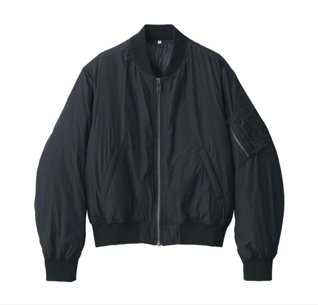 MUJI Labo MA-1ジャケット 黒　ブラックmujilabo