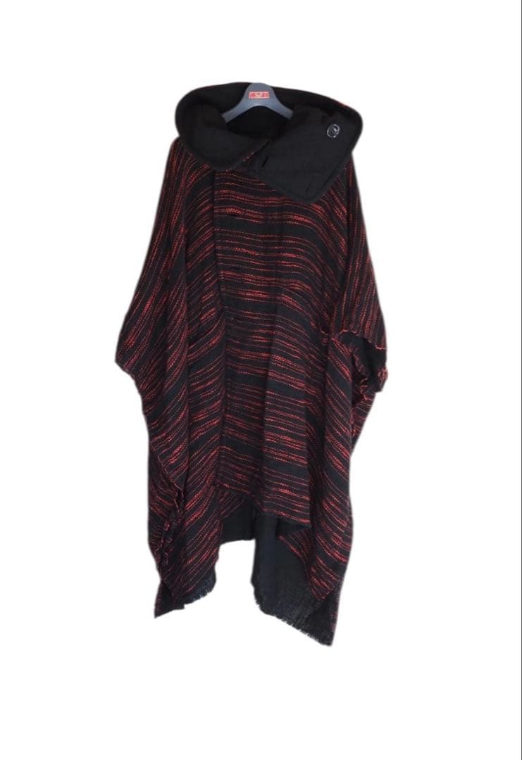 ラ*イ様 nude:masahiko maruyama リバーシブルポンチョNU