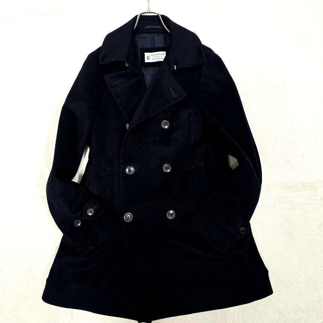 トゥモローランド ピルグリム カシミヤ チェスターコート ピーコート 濃紺 44