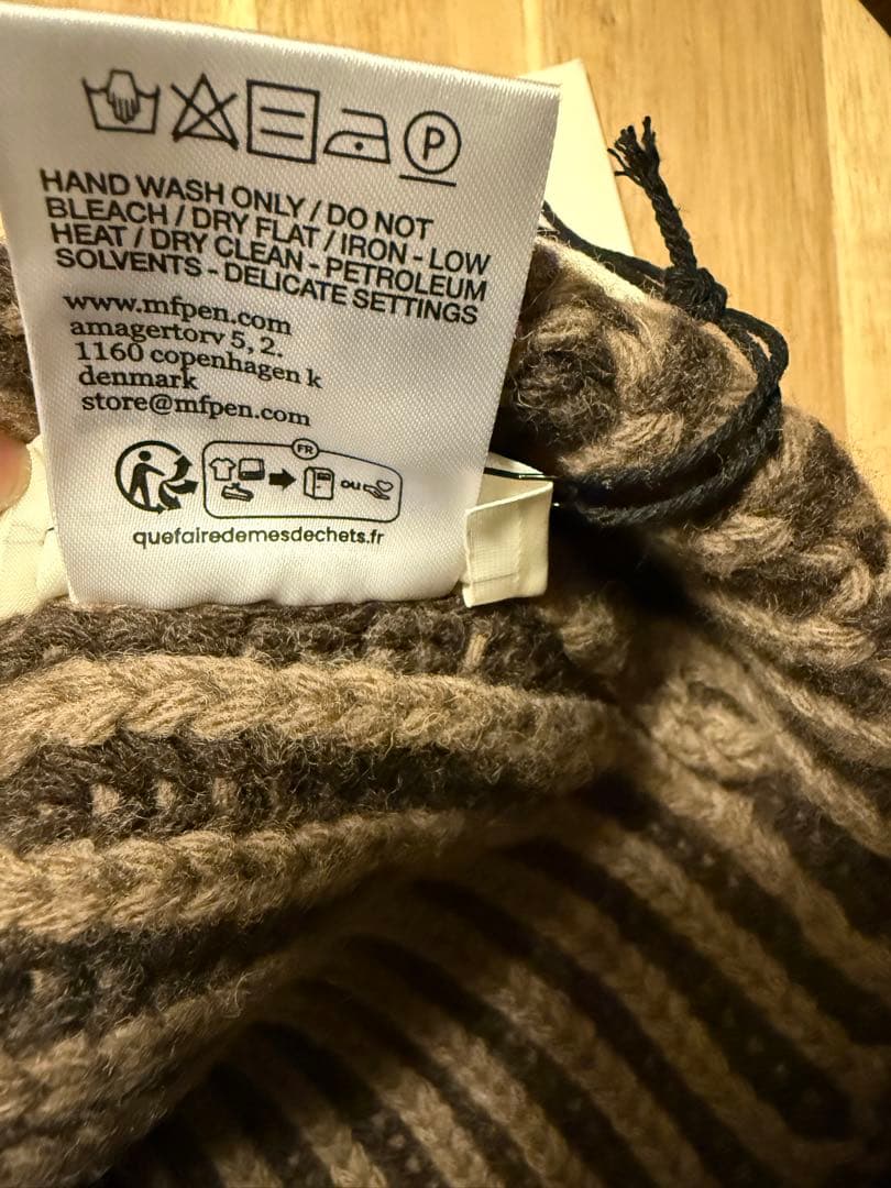 【mfpen】Stage Beanie - Biscuit