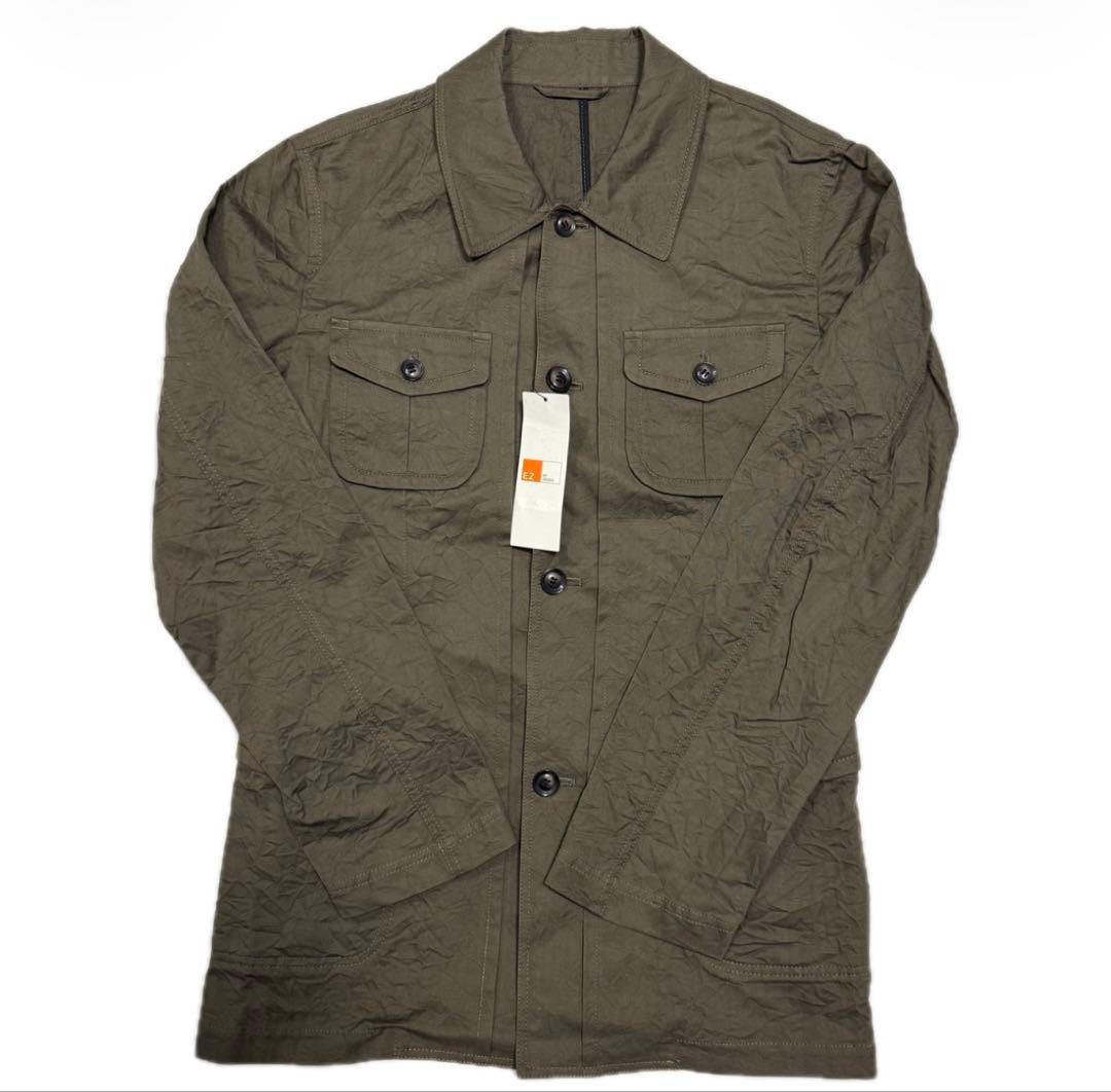 ゼニア 新品 LL サファリジャケット EZ BY ZEGNA リネン混 M65