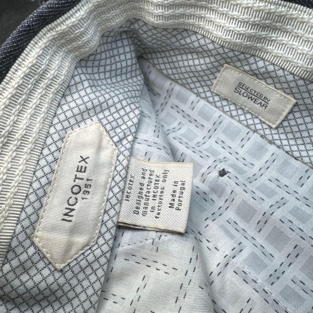 73 春秋　インコテックス　スラックス　グレー　48 ウール