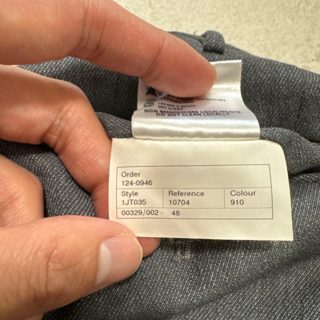 73 春秋　インコテックス　スラックス　グレー　48 ウール