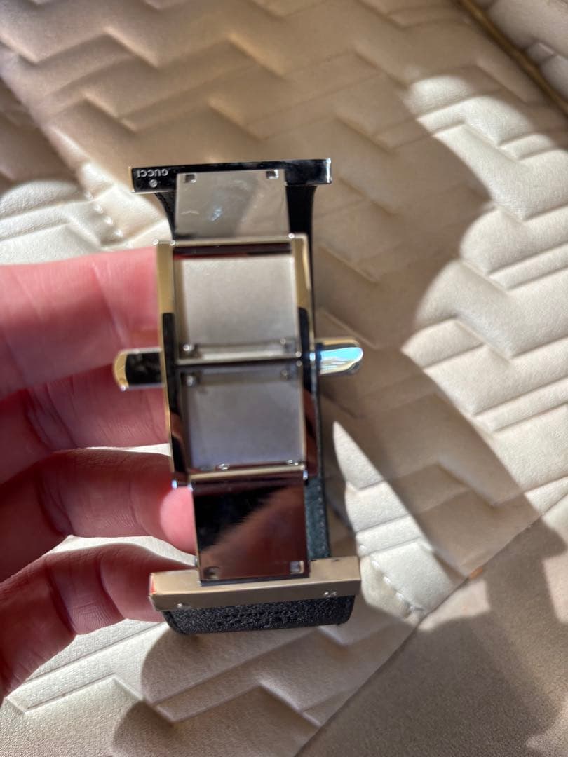 GUCCI グッチ レディース　腕時計 7800L ブラックレザー