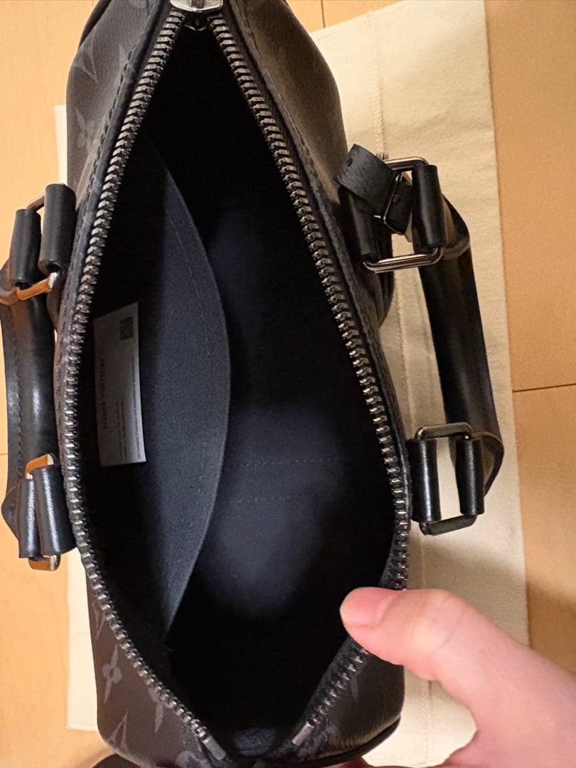 moyaLOUIS VUITTON ブラック ドラムバッグ