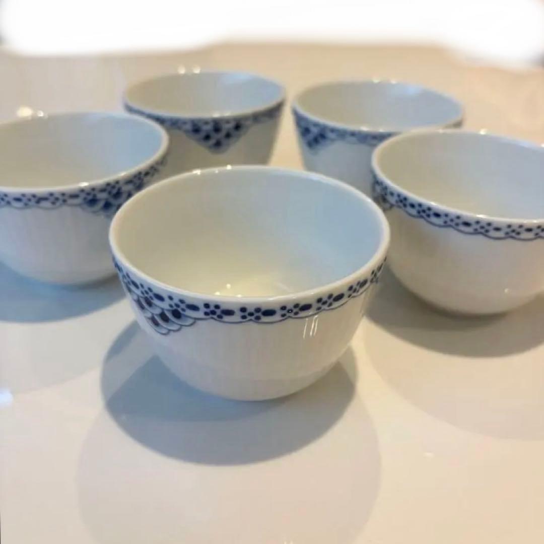 ロイヤルコペンハーゲン　プリンセスティーカップ5個セット