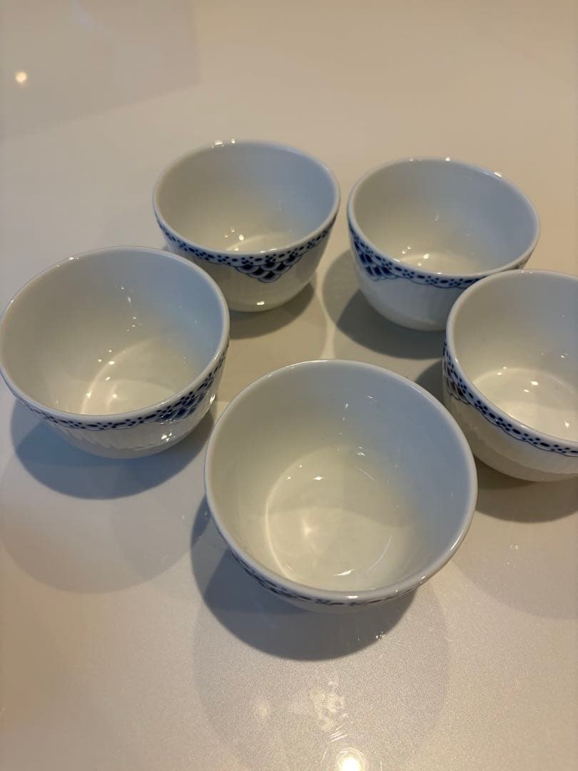 ロイヤルコペンハーゲン　プリンセスティーカップ5個セット