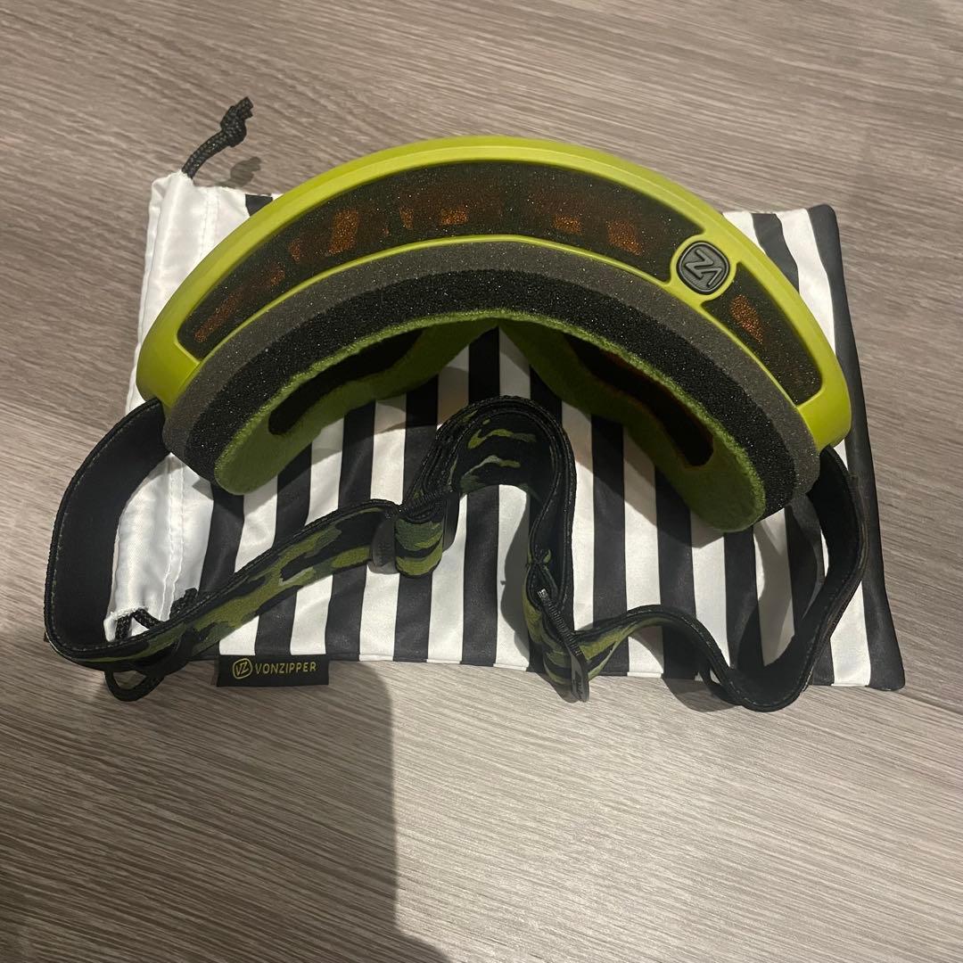 VONZIPPER ゴーグル　カモフラージュ　グリーン　スノーボード