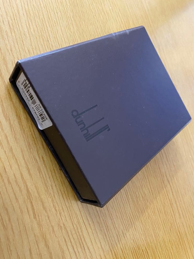 dunhill ブラック マネークリップ 専用ボックス付き