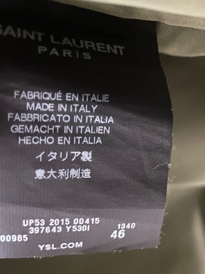 SaintLaurentParis 46 サンローランパリ MA-1 ボンバー