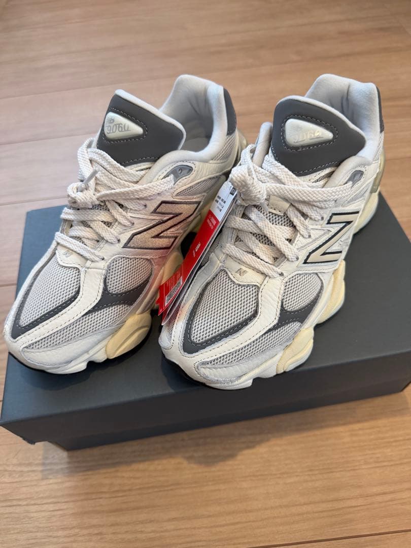 （hpp）New Balance 990v6 ホワイト/グレー スニーカー