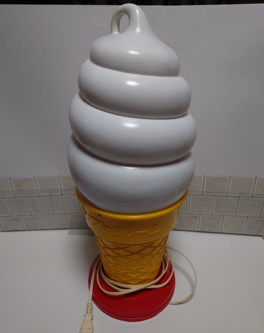 日世ソフトクリーム卓上電飾