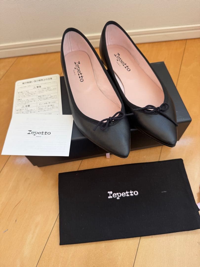 Repetto バレエシューズ ブラック 36.5
