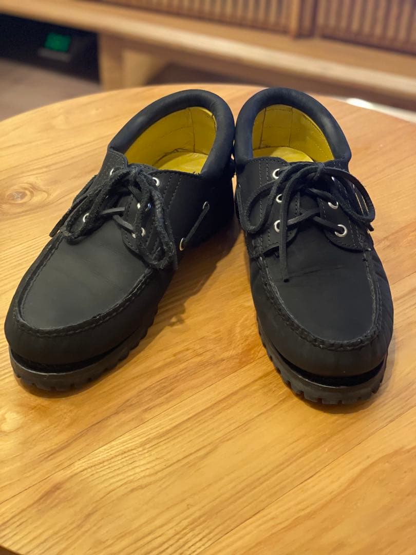 ティンバーランド　デッキシューズ　レザー