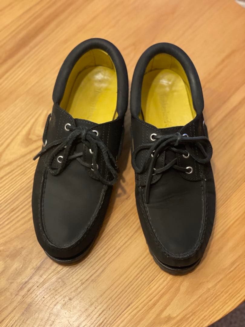 ティンバーランド　デッキシューズ　レザー