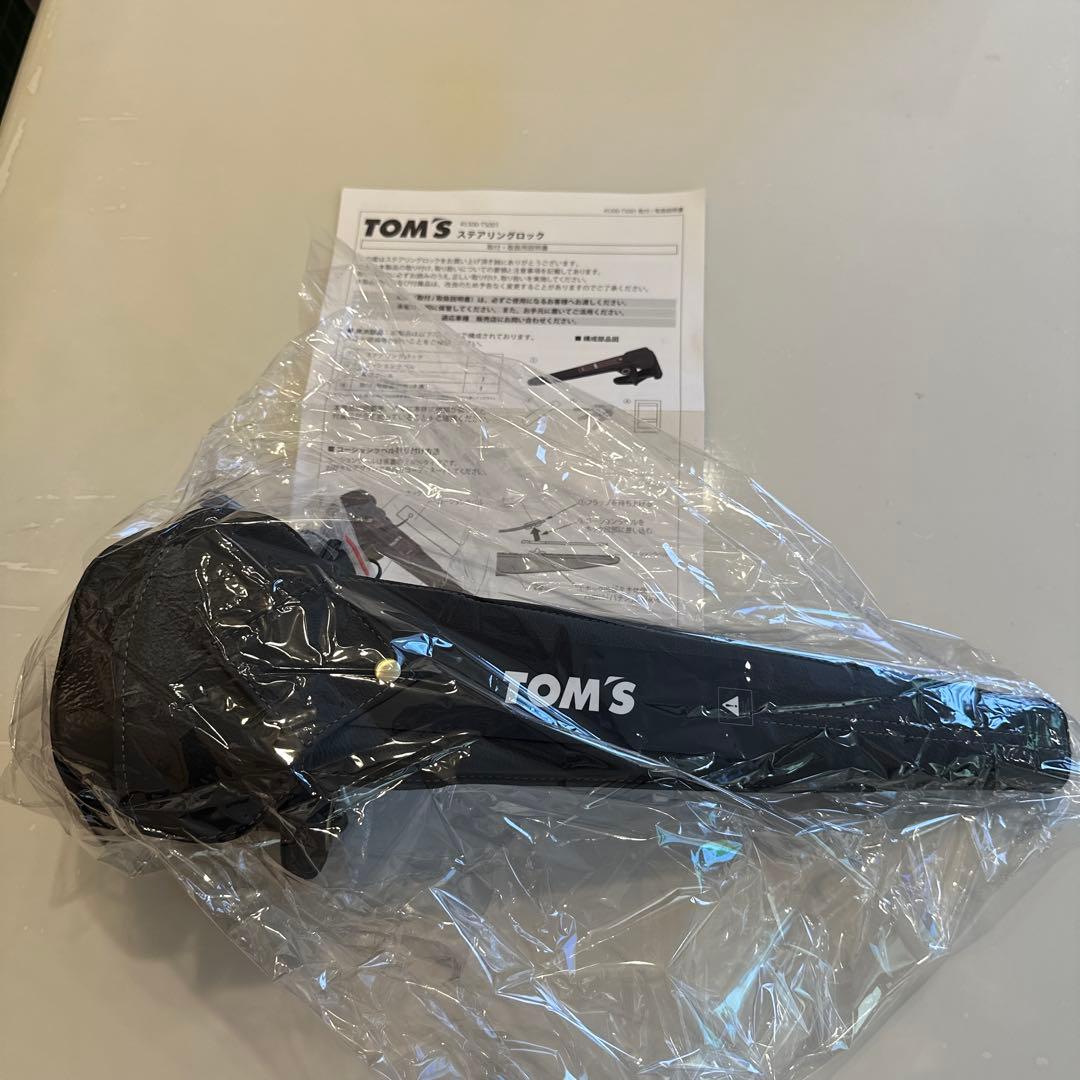 40系アルファード用　TOMS ステアリングロック ブラック 取扱説明書付き