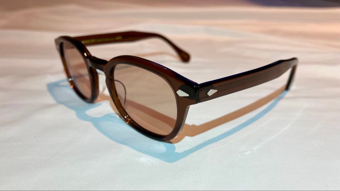 【moko】モスコット レムトッシュ 49 BROWN サングラス