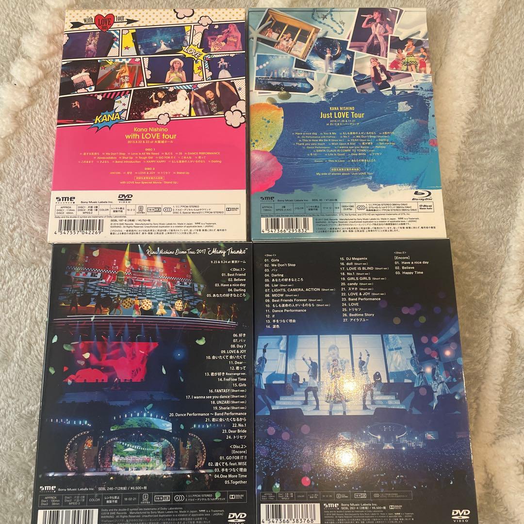 西野カナ　ライブDVD コンサート ツアー 初回限定盤
