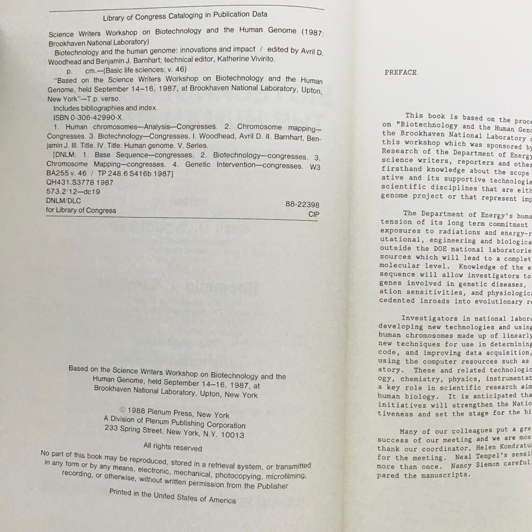 【洋書】Biotechnology and the Human Genome