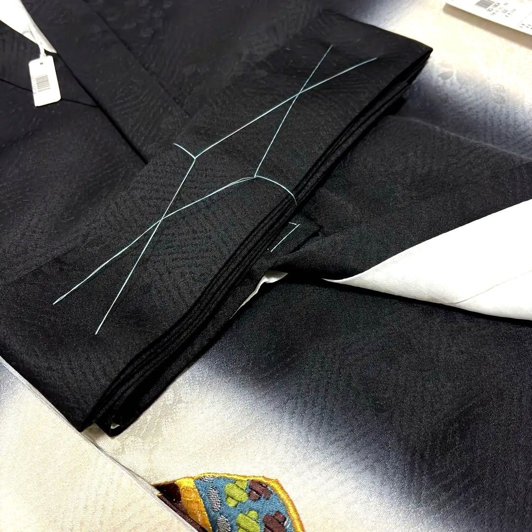 【新品】大兜総刺繍 正絹 本金箔ぼかし 一本松 京友禅 お宮参り 産着 男の子