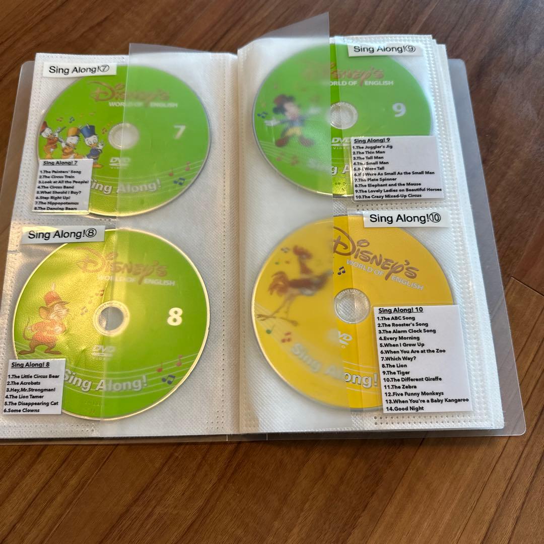 DWE プレイアロング　DVD 1から12