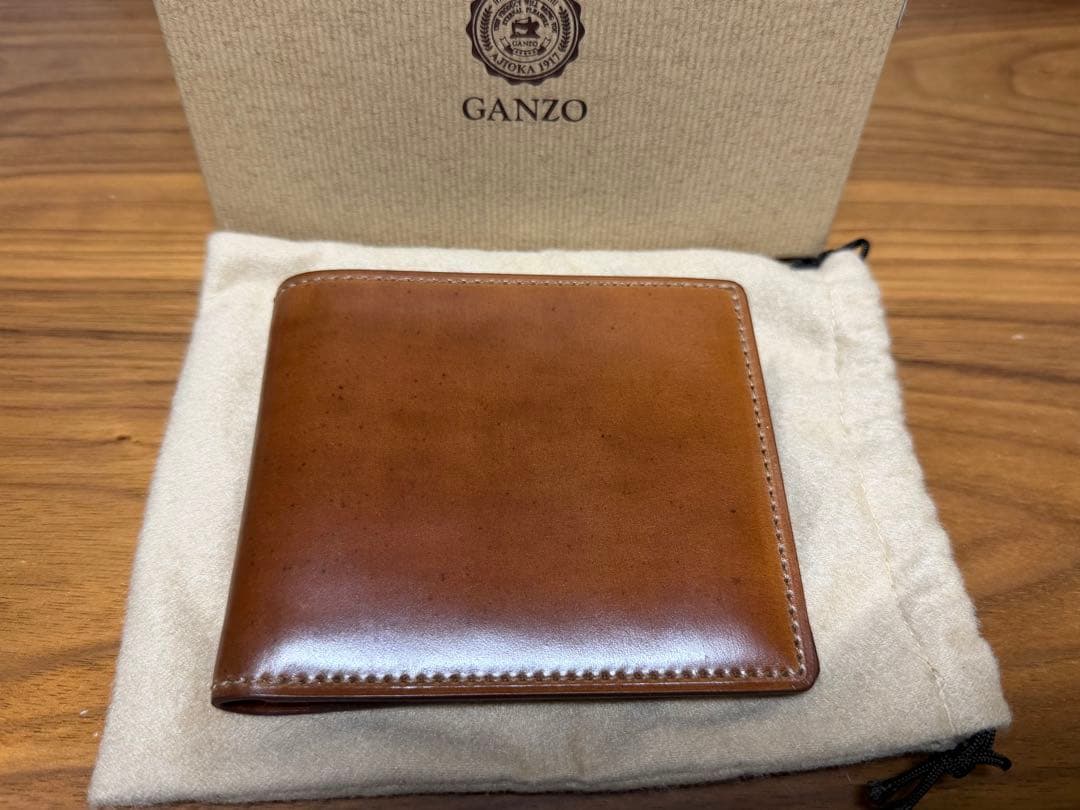 う*♬様 GANZO SHELL CORDOVAN 2 小銭入れ付き二つ折り財布