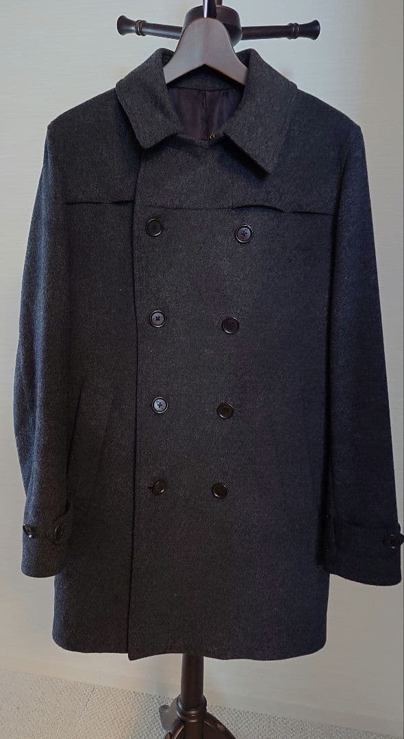 ポール・スミス　ウールコート ダークグレー