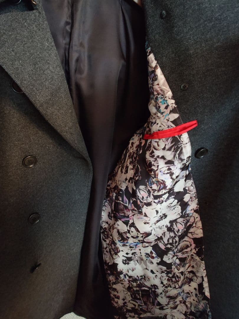 ポール・スミス　ウールコート ダークグレー