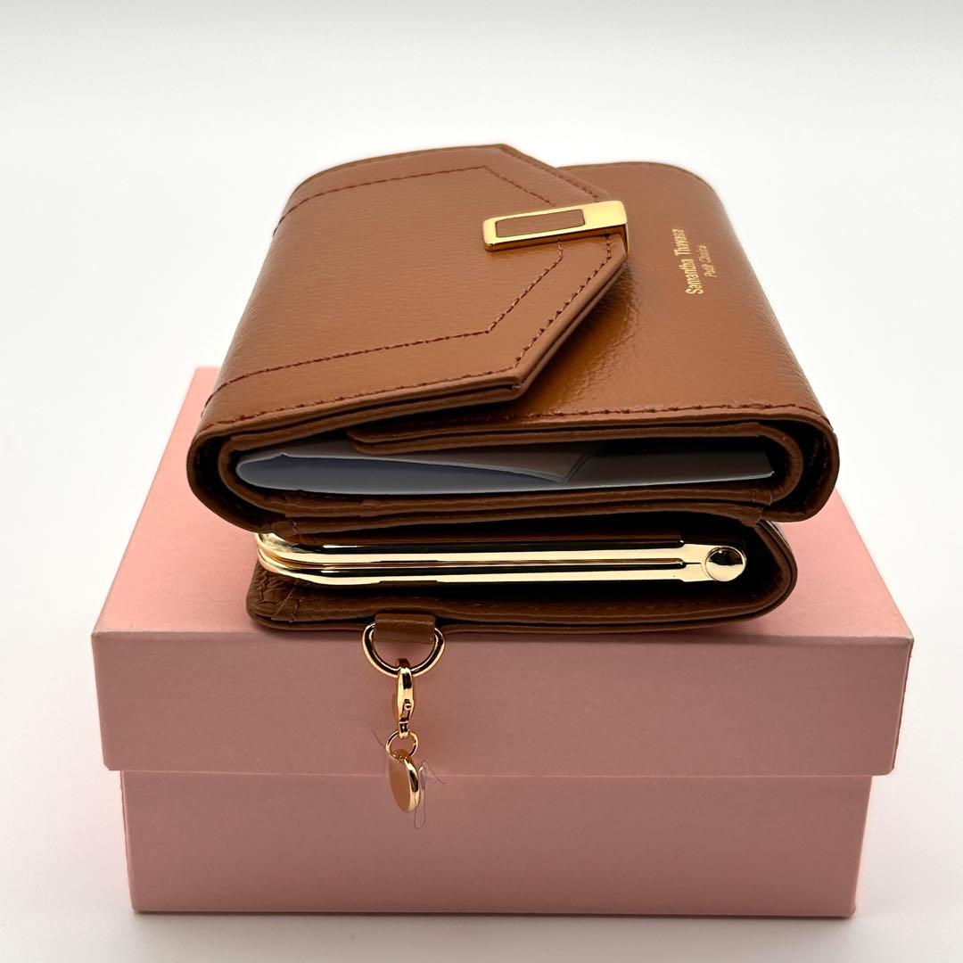 ✨極美品✨ サマンサタバサ 三つ折り財布 センターバックル 折り財布 未使用級