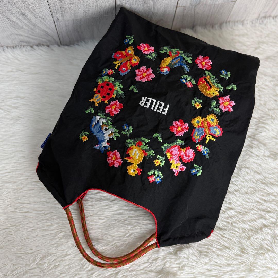 希少♡FEILER Ball and chain フェイラー ハイジ バッグ 黒