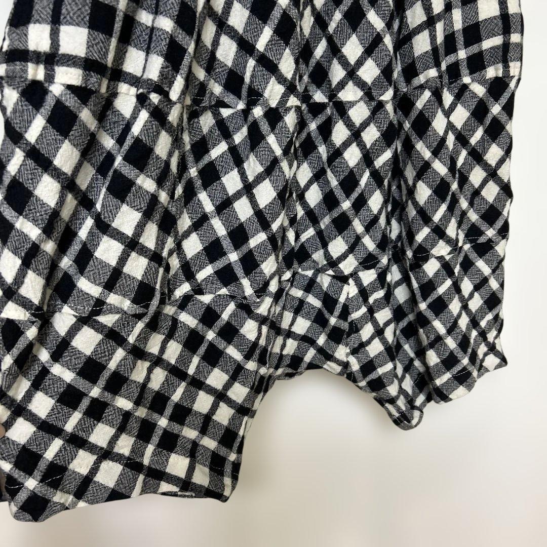 コムデギャルソン　チェック柄 サルエルパンツ