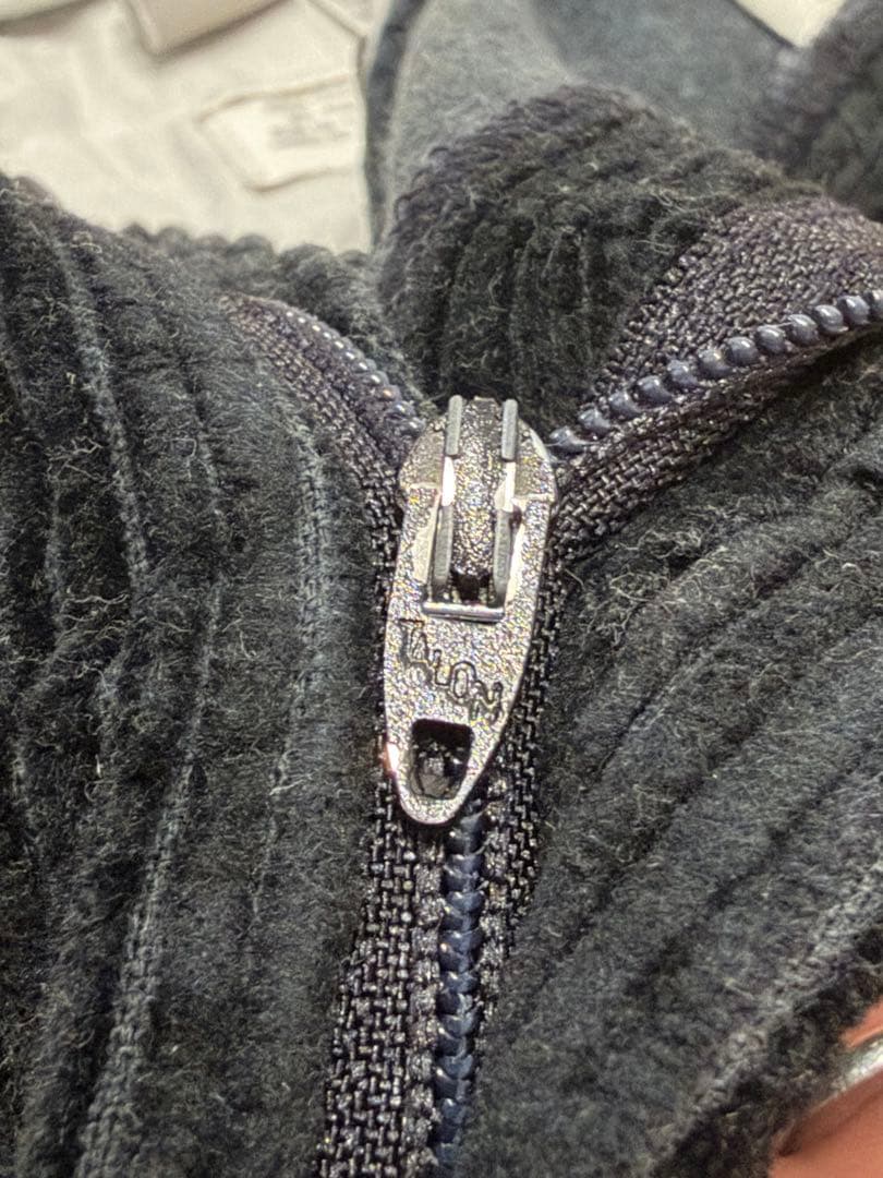 90s USA製 Eddie Bauer ツータックブラックコーデュロイパンツ黒