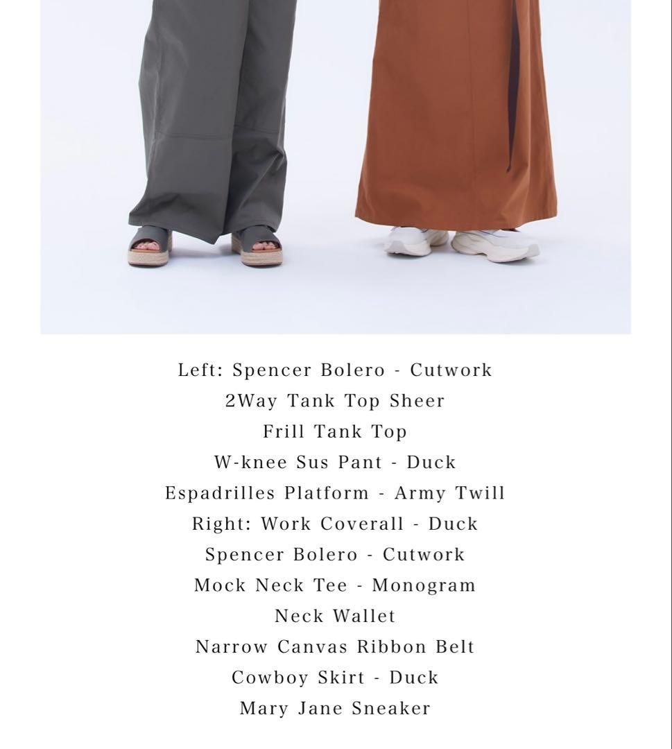 【miyu】RhodolirioN W-knee Sus PantDuck