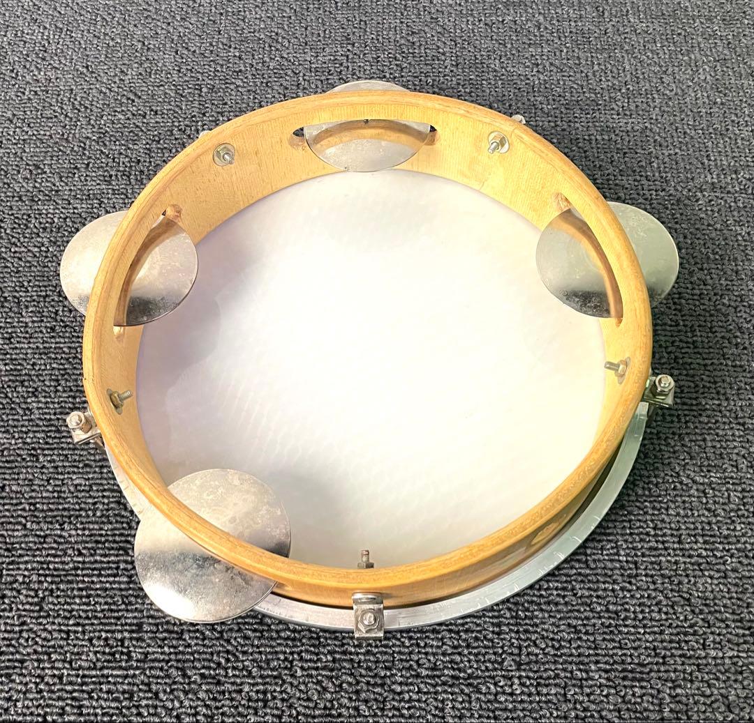 ●CONTEMPORÁNEA パンデイロ ブラジル 国旗柄 22cm 8インチ●