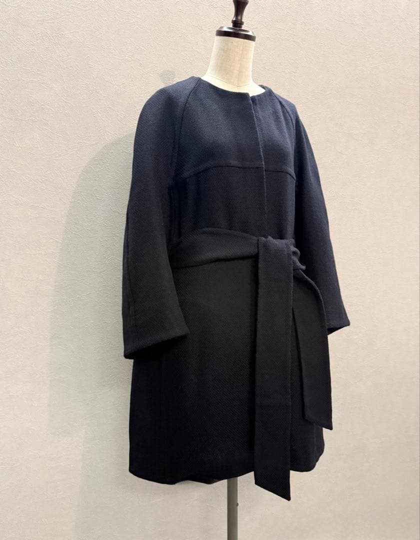 Drawer 176,000円22A/W ウールナナコケヌキノーカラーコート