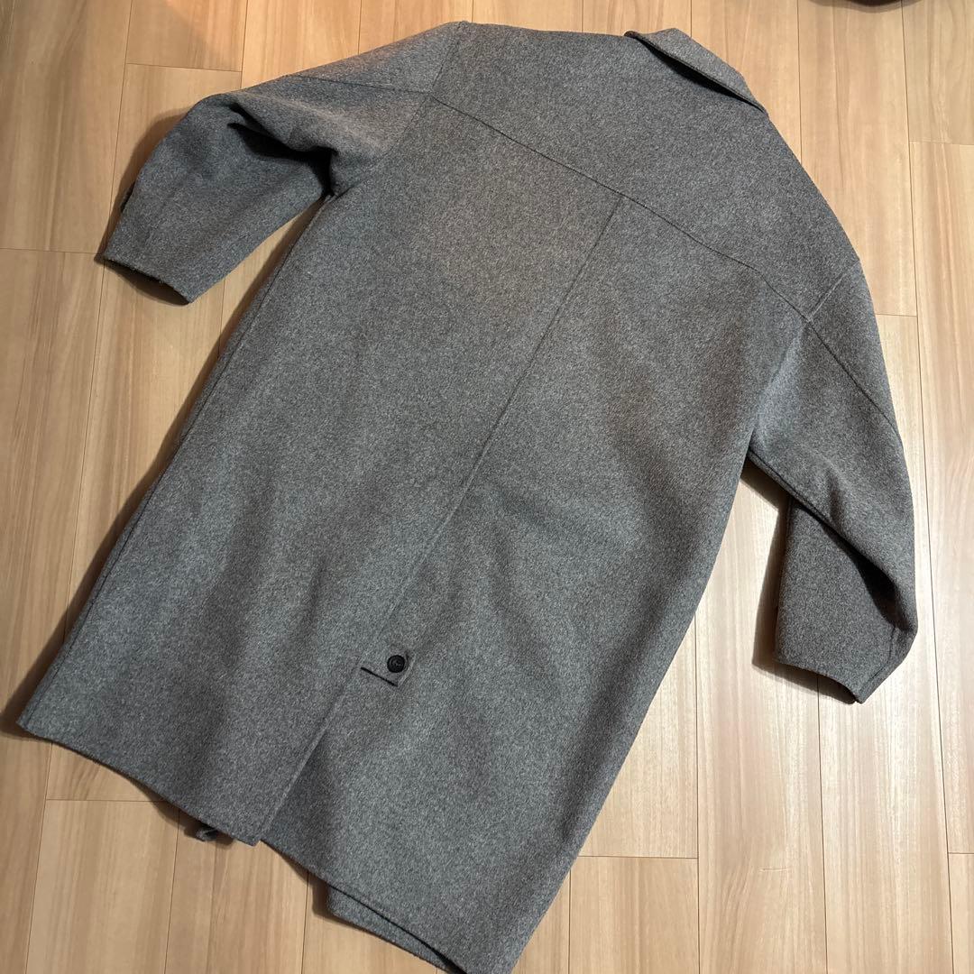 nokcha ハンドメイド グレー チェスターコート　ロング　お値下げ