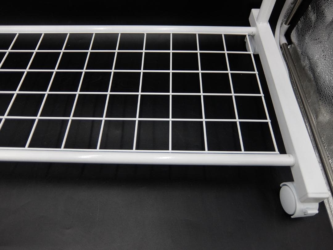 川口工器　スラックスハンガー 20本掛け 棚付き 高さ伸縮